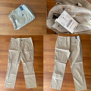 light weight J. Crew tan chino pants
